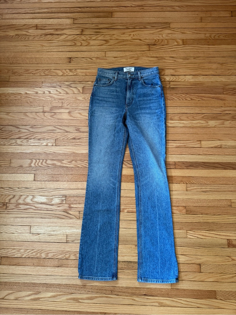 Reformation Cindy Bootleg Jean in wash “Malta”